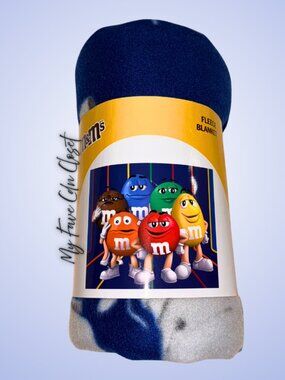 NWT M&M World Fleece Blanket